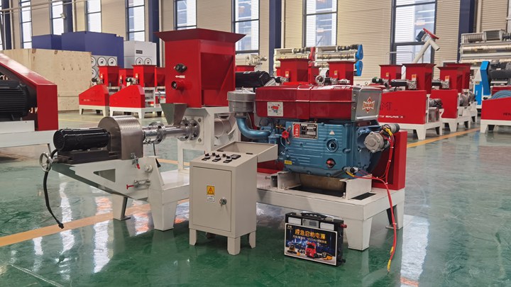 Fish feed pelleting machines motor-type in thailand